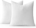 MIULEE 24x24 Pillow Inserts Set of 2 - Premium Fluffy Square Inserts