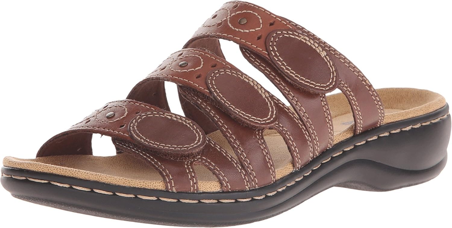 Clarks Women's Leisa Cacti Slide Sandal for Comfort and Style