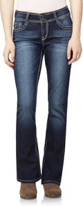 WallFlower Luscious Curvy Bootcut Jeans Mid-Rise Insta (Style 42KT)
