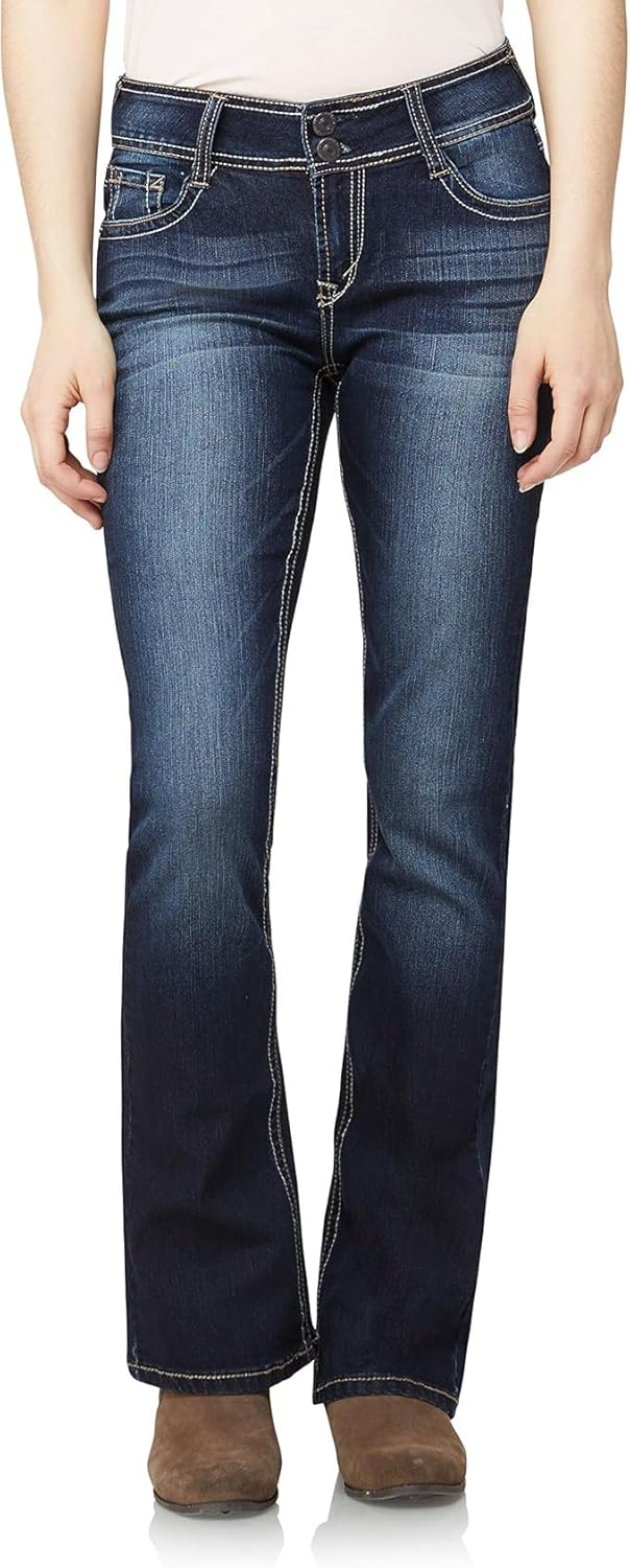 Luscious Curvy Bootcut Jeans for Women - Size Inclusive Fit