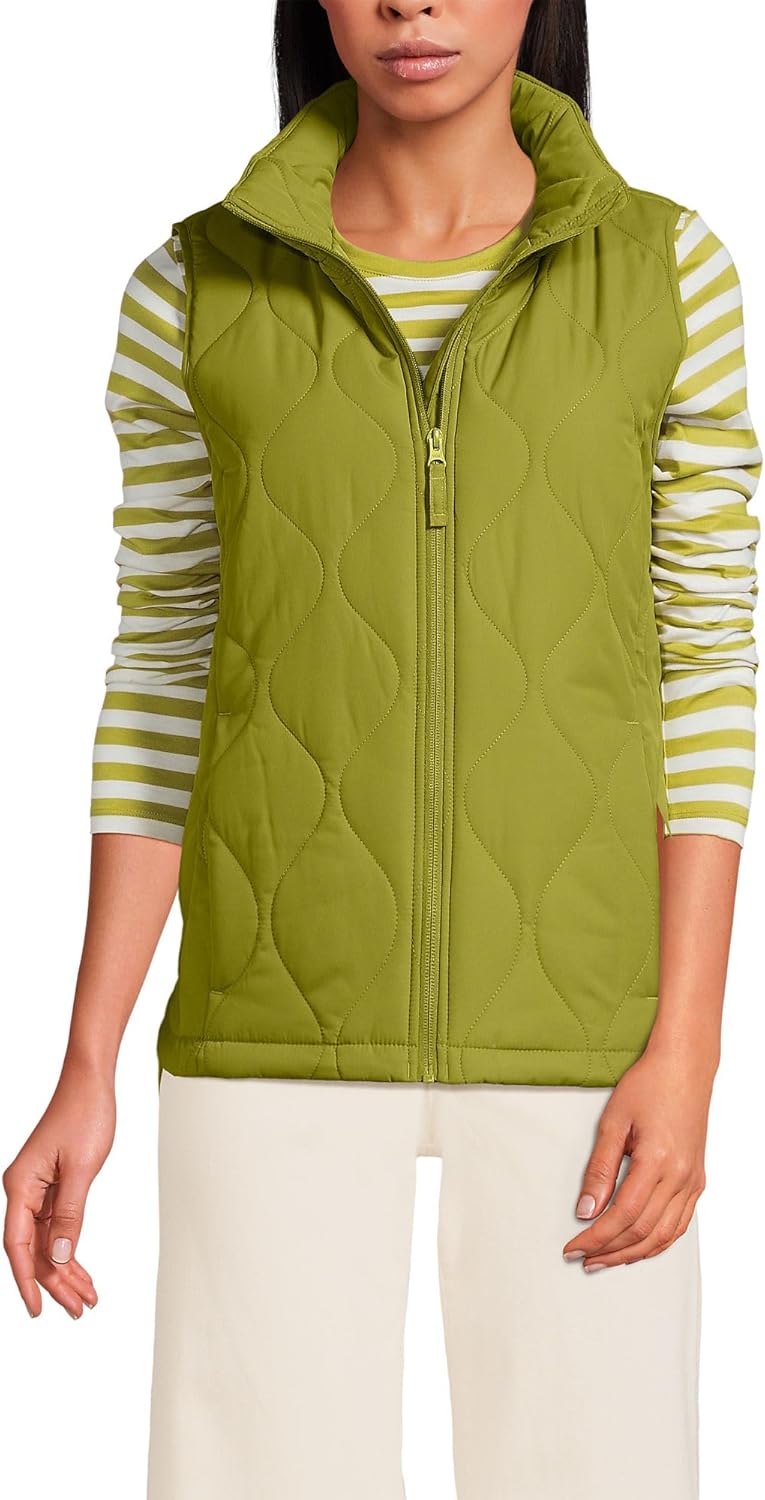 Lands' End FeatherFree Insulated Vest for Women - Cozy & Warm