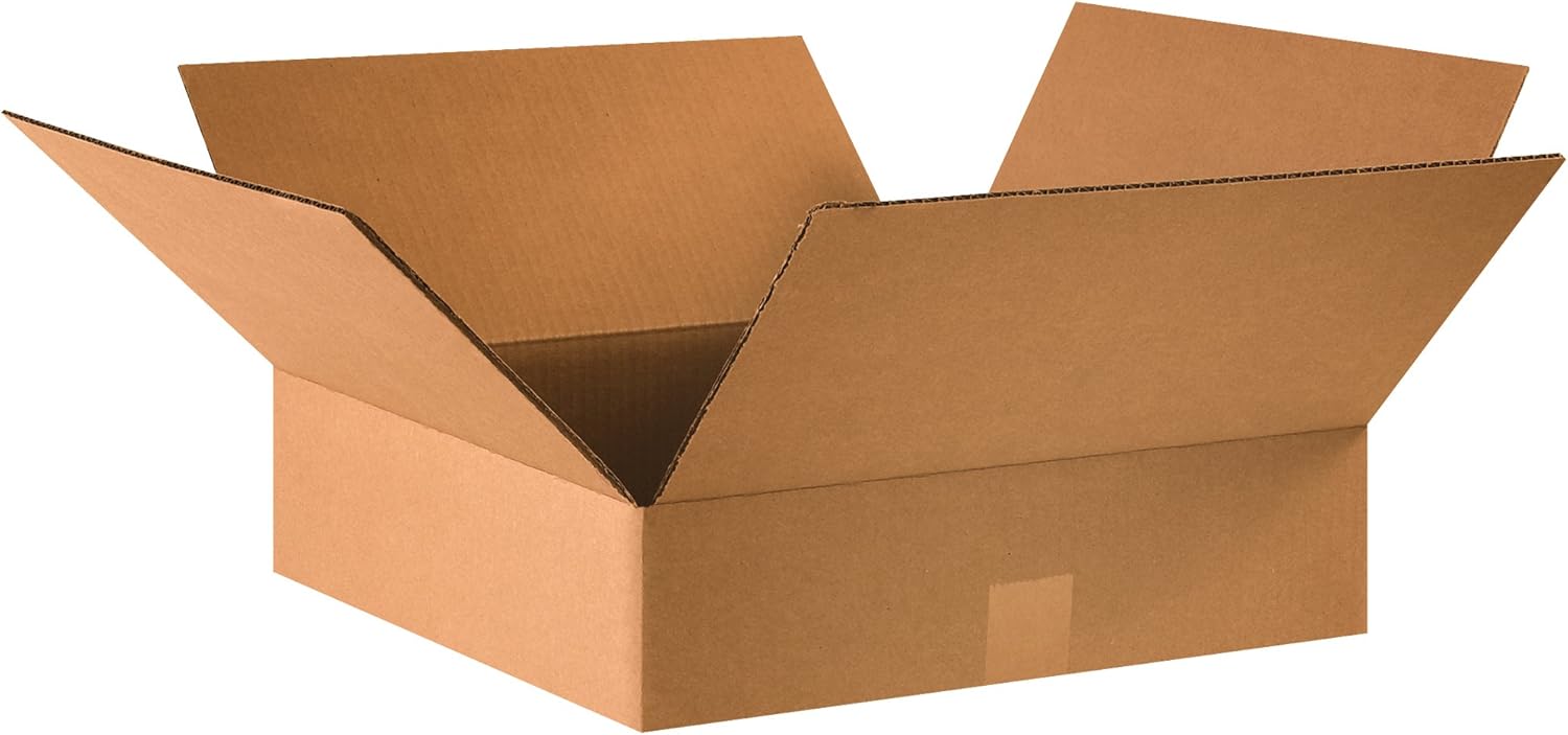 16 x 16 x 4 Corrugated Cardboard Boxes for Shipping and Storage