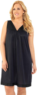 Exquisite Form Women's Nylon Tricot Sleeveless Knee (Style 7TSM)