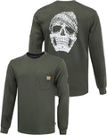 BOCOMAL FR Crewneck 7oz Midweight Flame Resistant Work Shirt