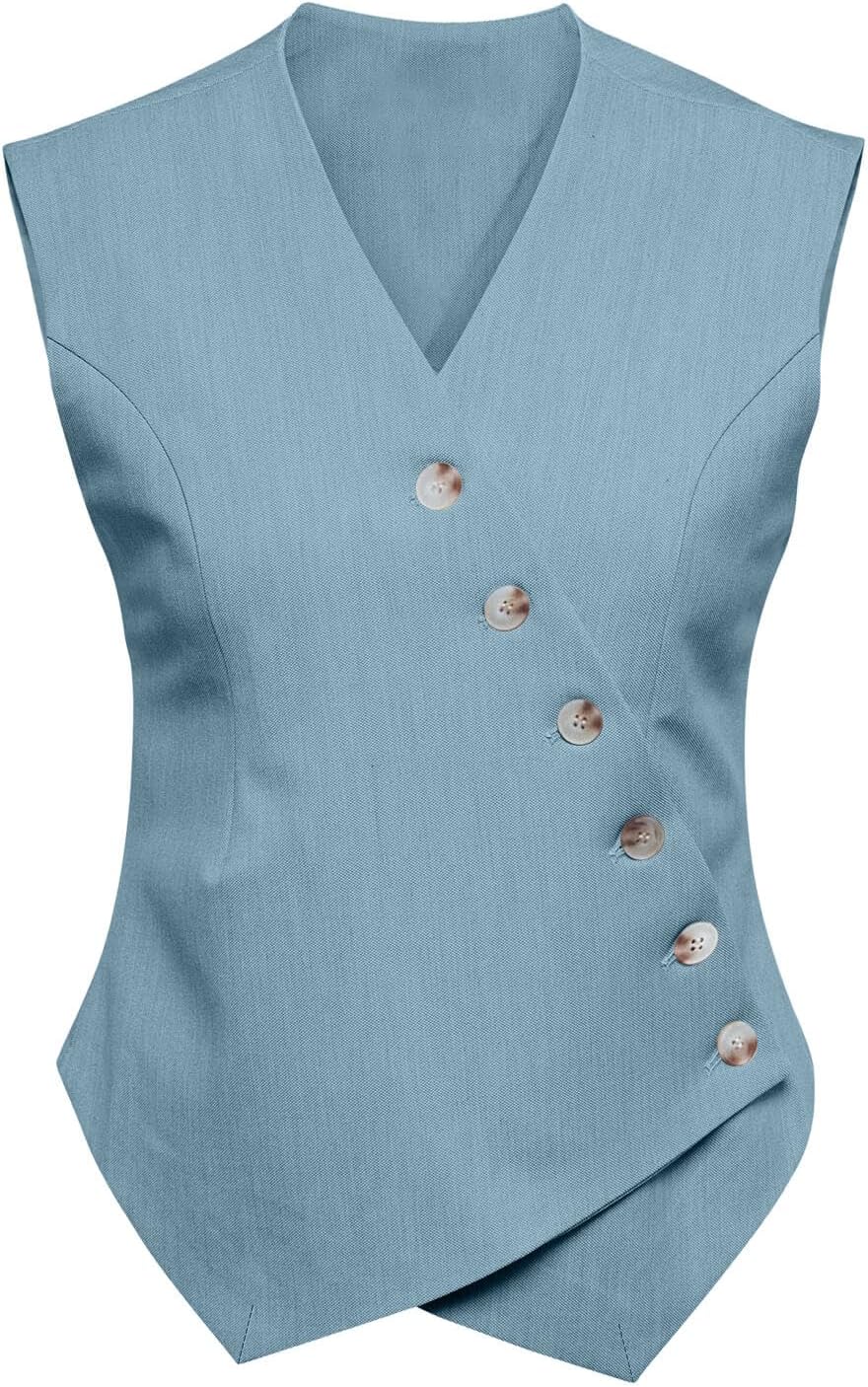Cicy Bell Womens Waistcoat Vest for Stylish Office Looks