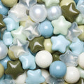 Star Ball Pit Balls 200pcs Mix Star and Round - Soft Play Set