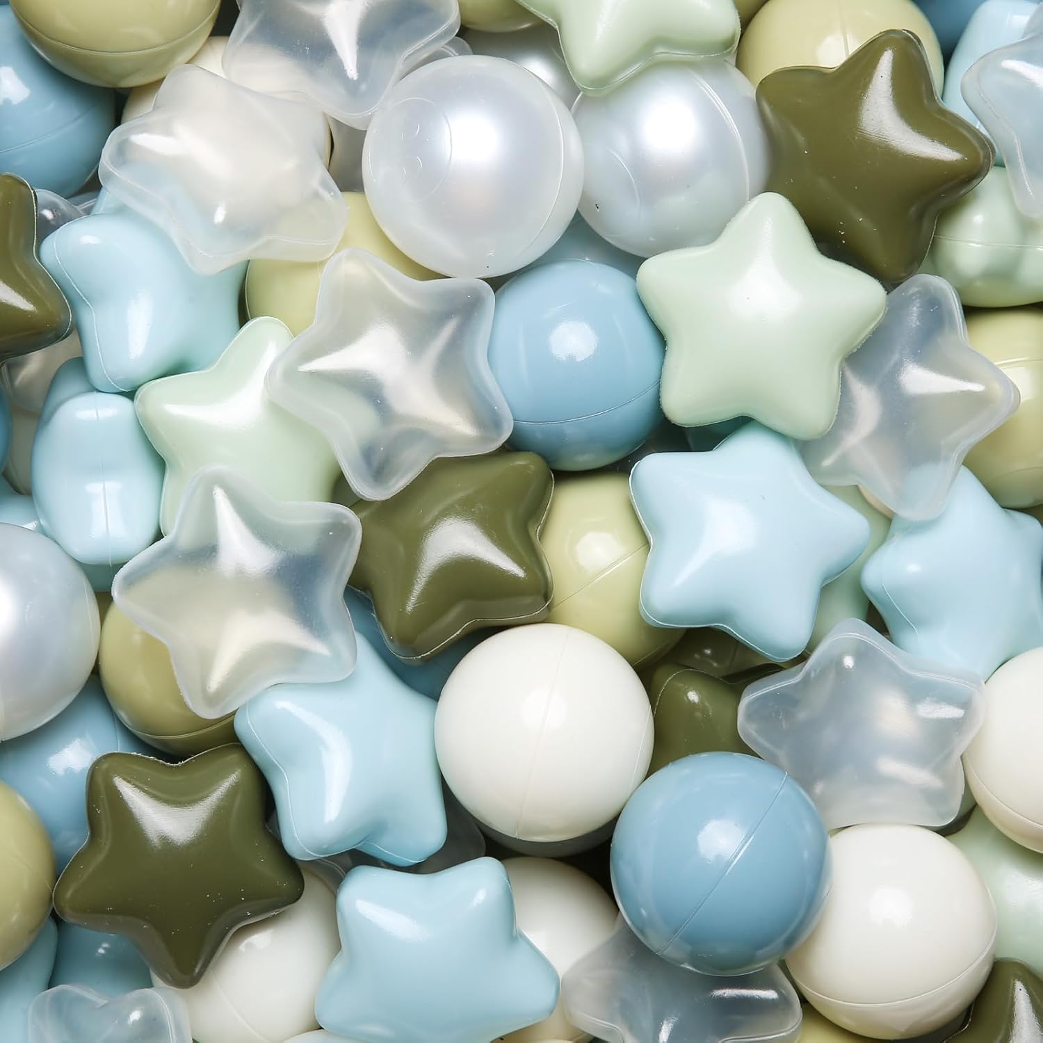 TRENDPLAY Star Ball Pit Balls for Toddlers - Fun and Safe Play
