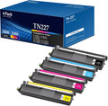 TN227 Toner Cartridges 4Pack Compatible for Brother - Reliable Print