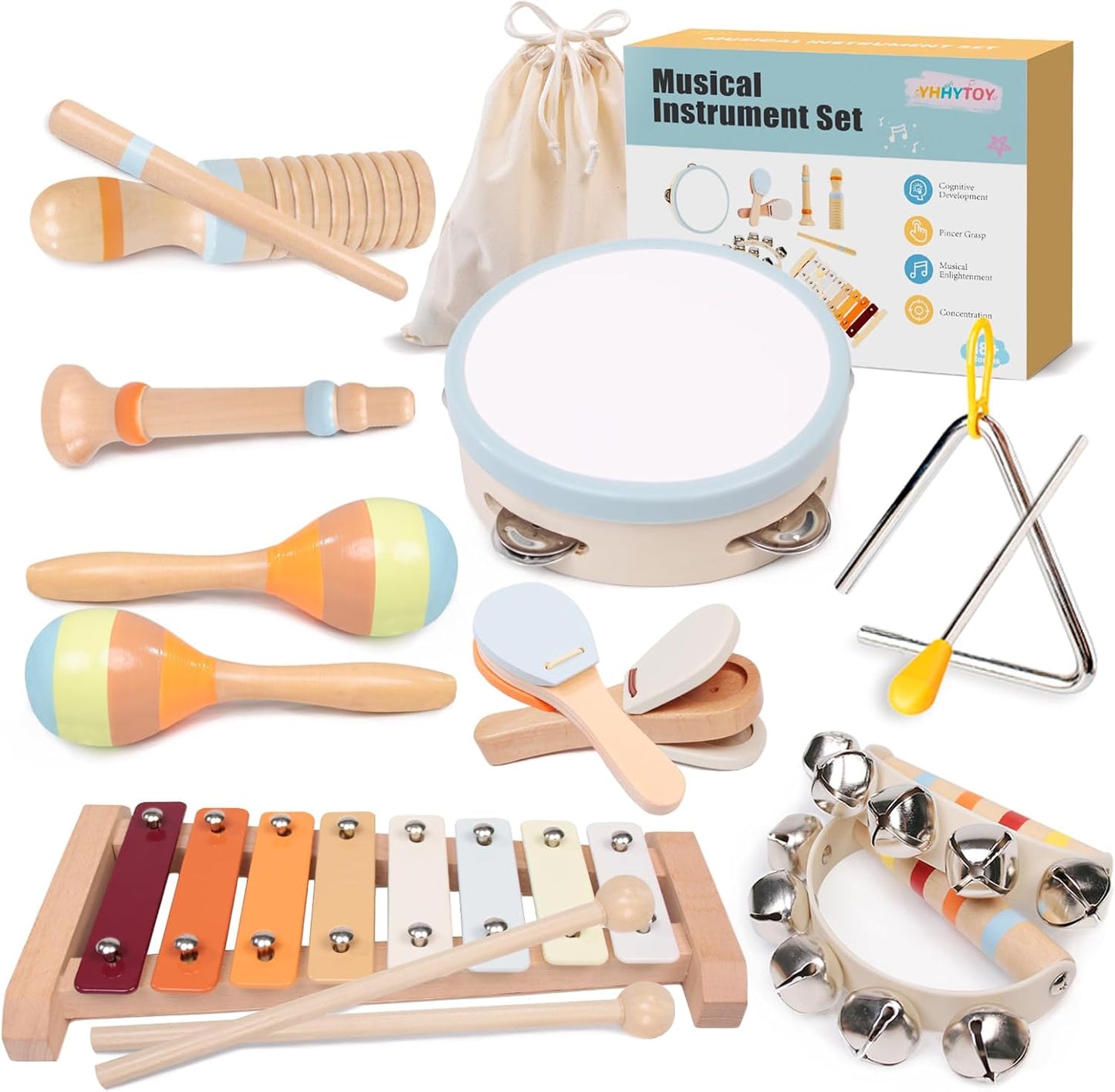 Montessori Toddler Musical Sensory Set by YHHYTOY