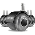 Office Chair Wheels Replacement 2 in Heavy Duty Casters - Quiet Glide