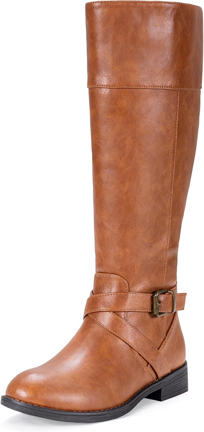 Vepose Womens Knee High Riding Boots with Comfortable Design