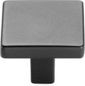 Black Square Cabinet Knobs 20 Pack Matte Black - Durable Upgrade