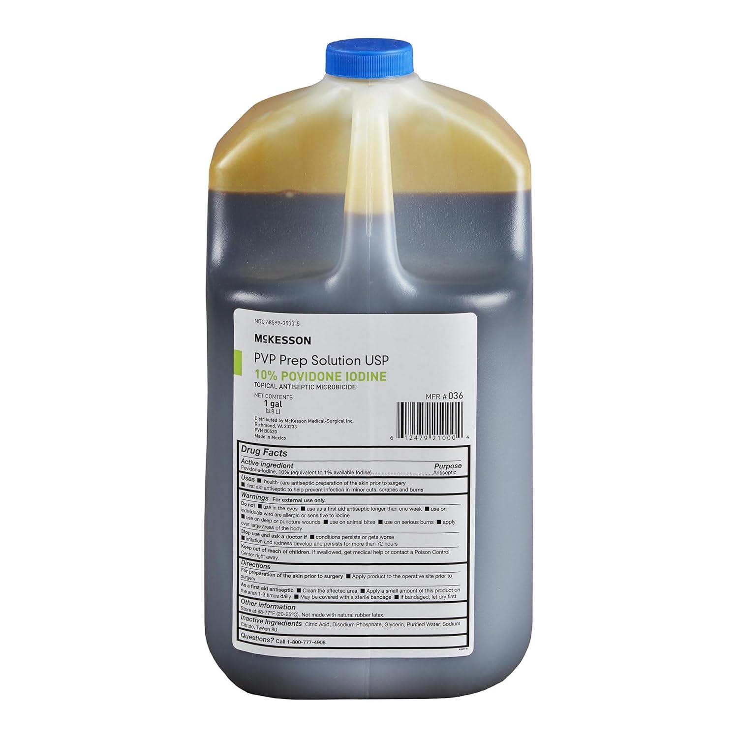 McKesson PVP Prep Solution USP for Effective Antiseptic Use