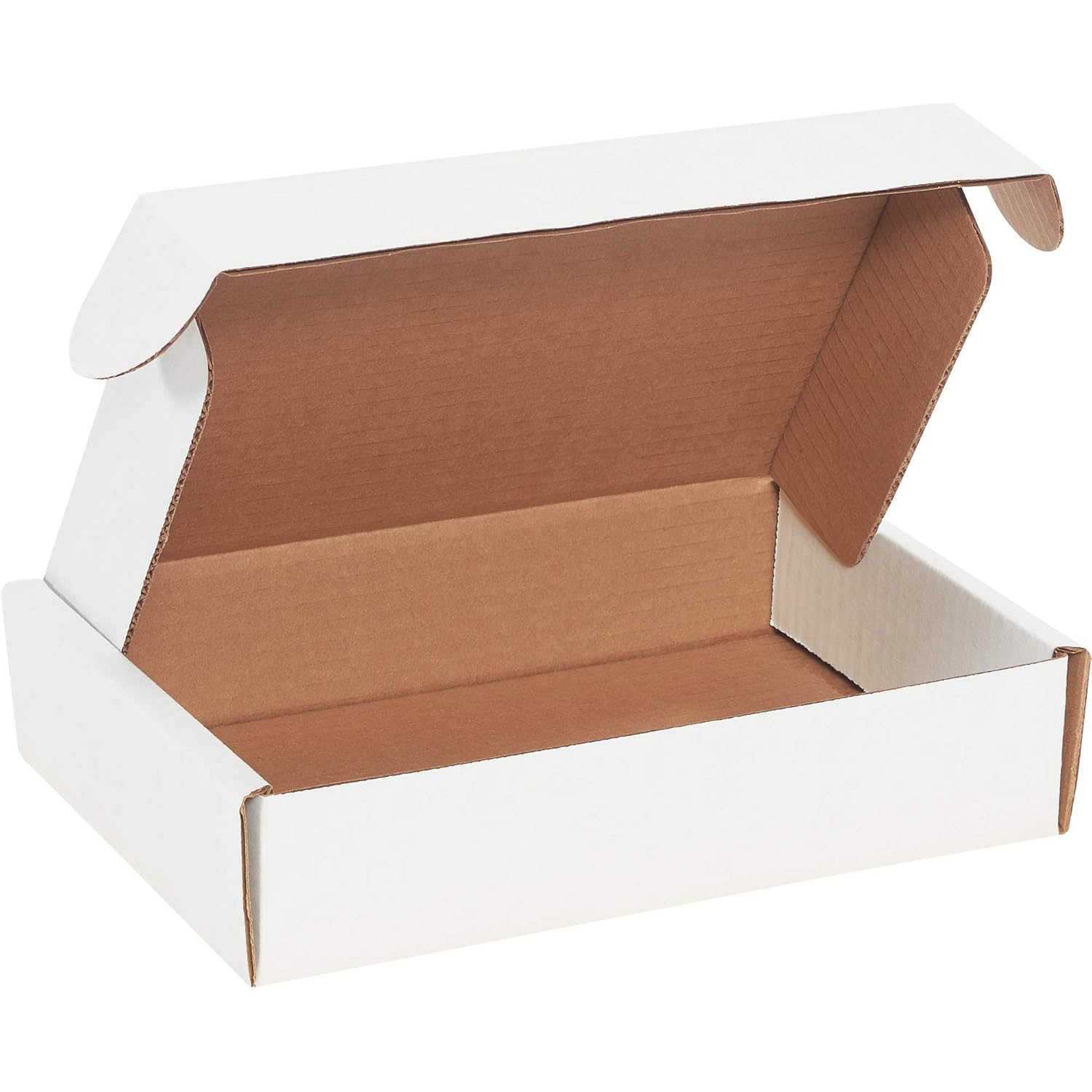 BOX USA BMFL962 White Corrugated Boxes for Document Storage