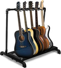 AZOR 5 Multi Guitar Stand Rack with Folding Design - 5-Holder Space