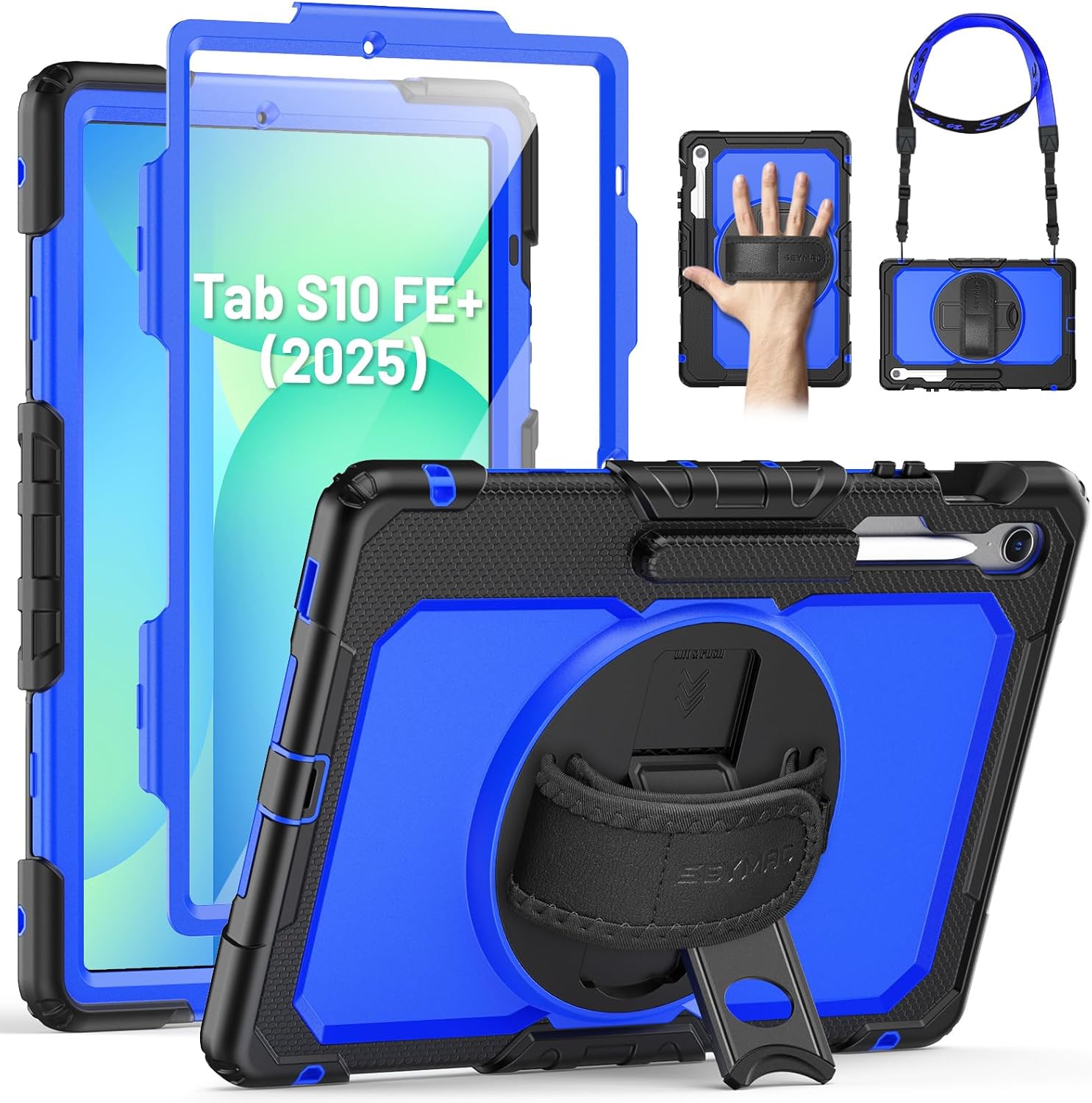 Heavy Duty Protective Case for Samsung Galaxy Tab S10 FE Plus 5G