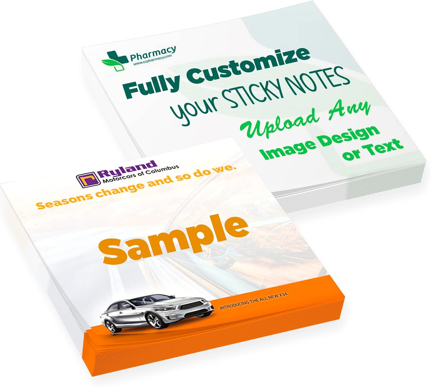 Personalized Sticky Notes for Office, Home, and School Use