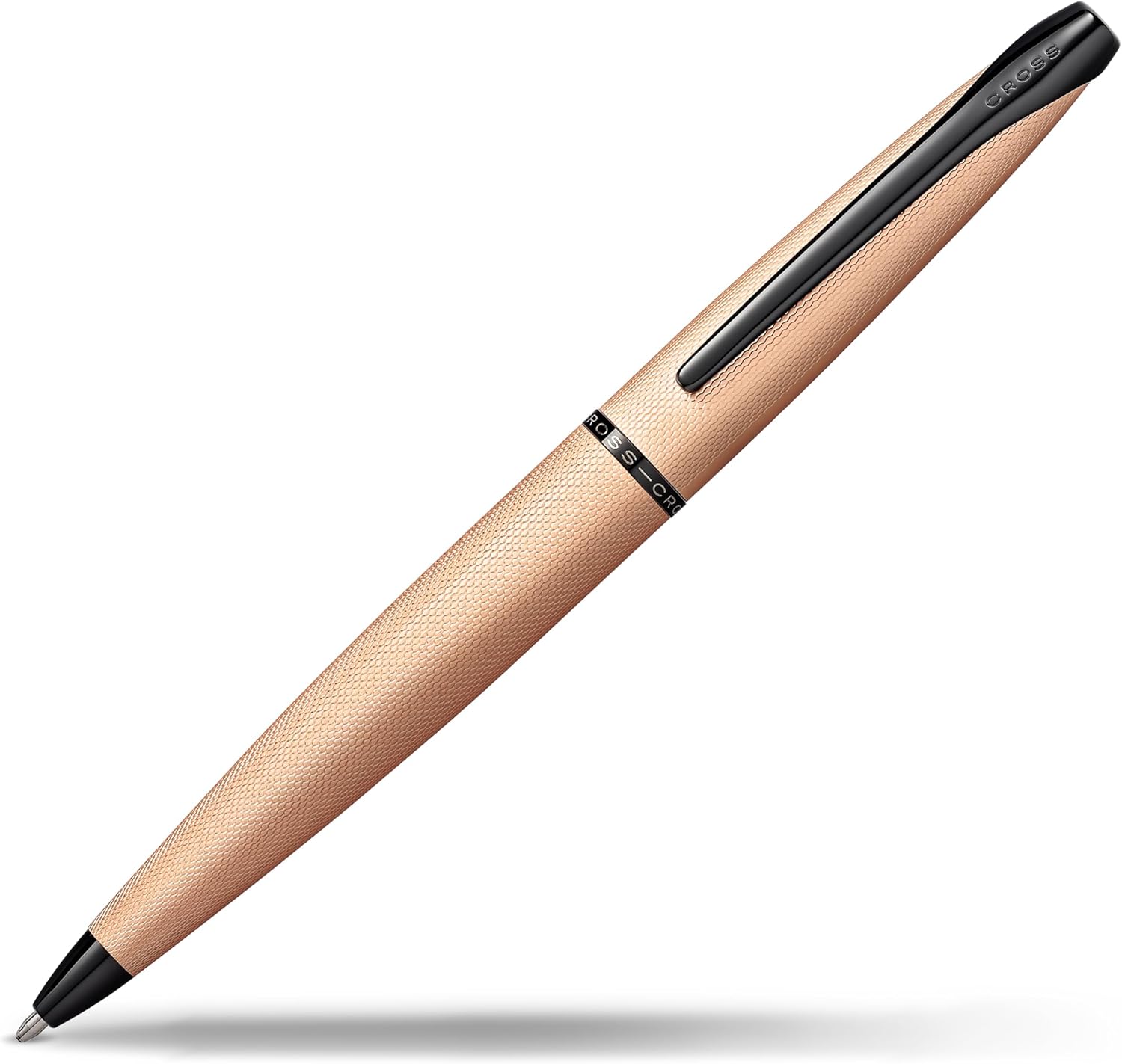 Cross ATX Refillable Ballpoint Pen in Sandblasted Rose Gold