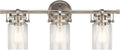 Kichler Brinley 24in Vanity Light in Brushed Nickel - Farmhouse Style