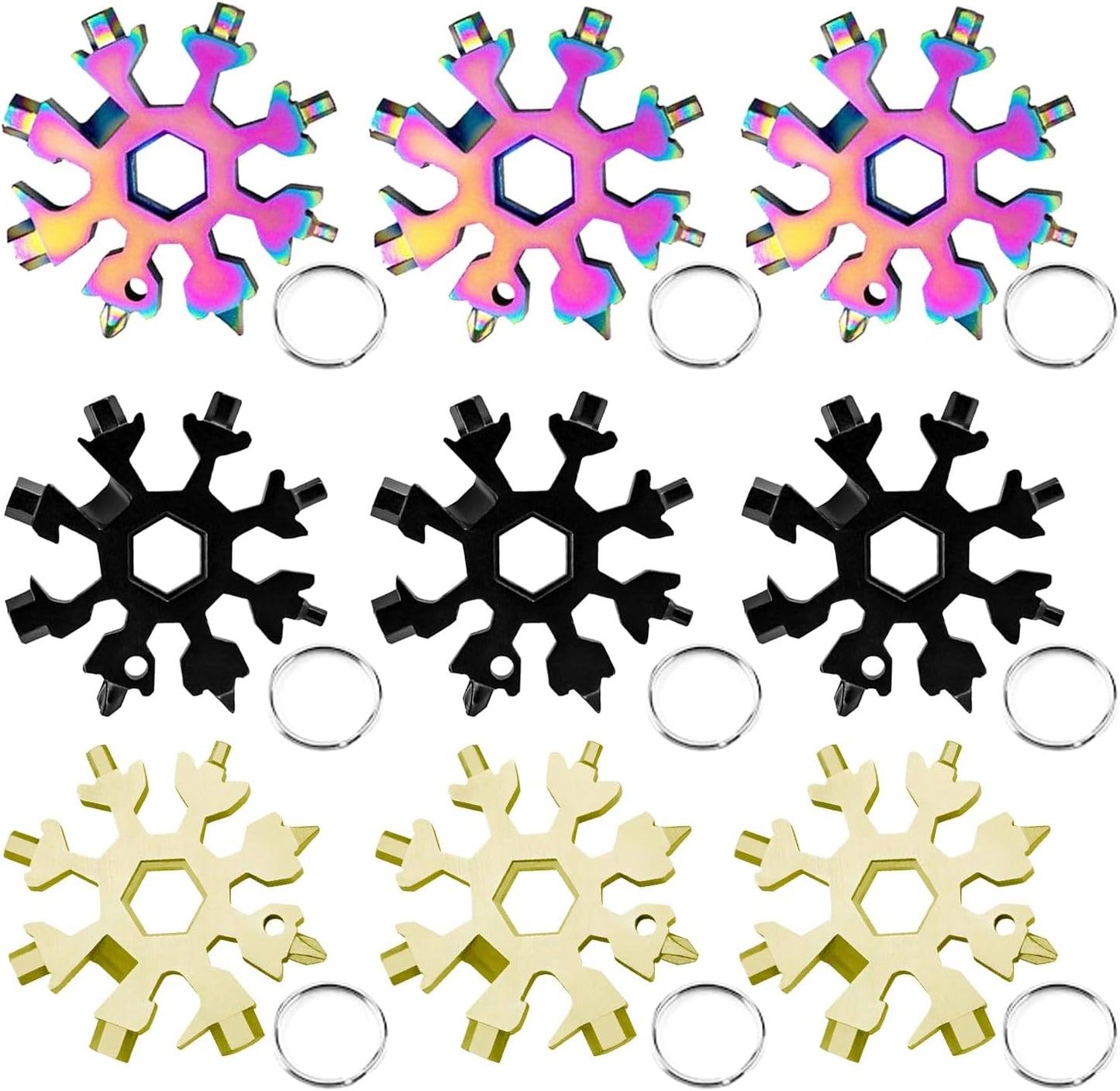 9-in-1 Stainless Snowflake Multi Tool - HighFun!