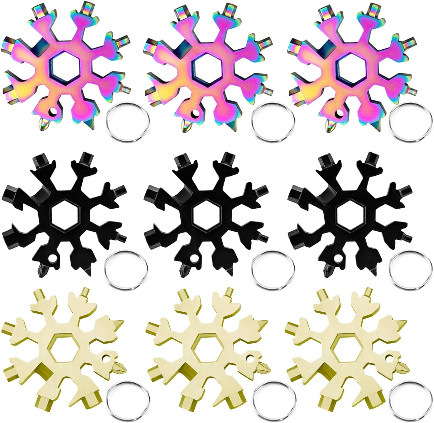 9-in-1 Stainless Snowflake Multi Tool - HighFun!