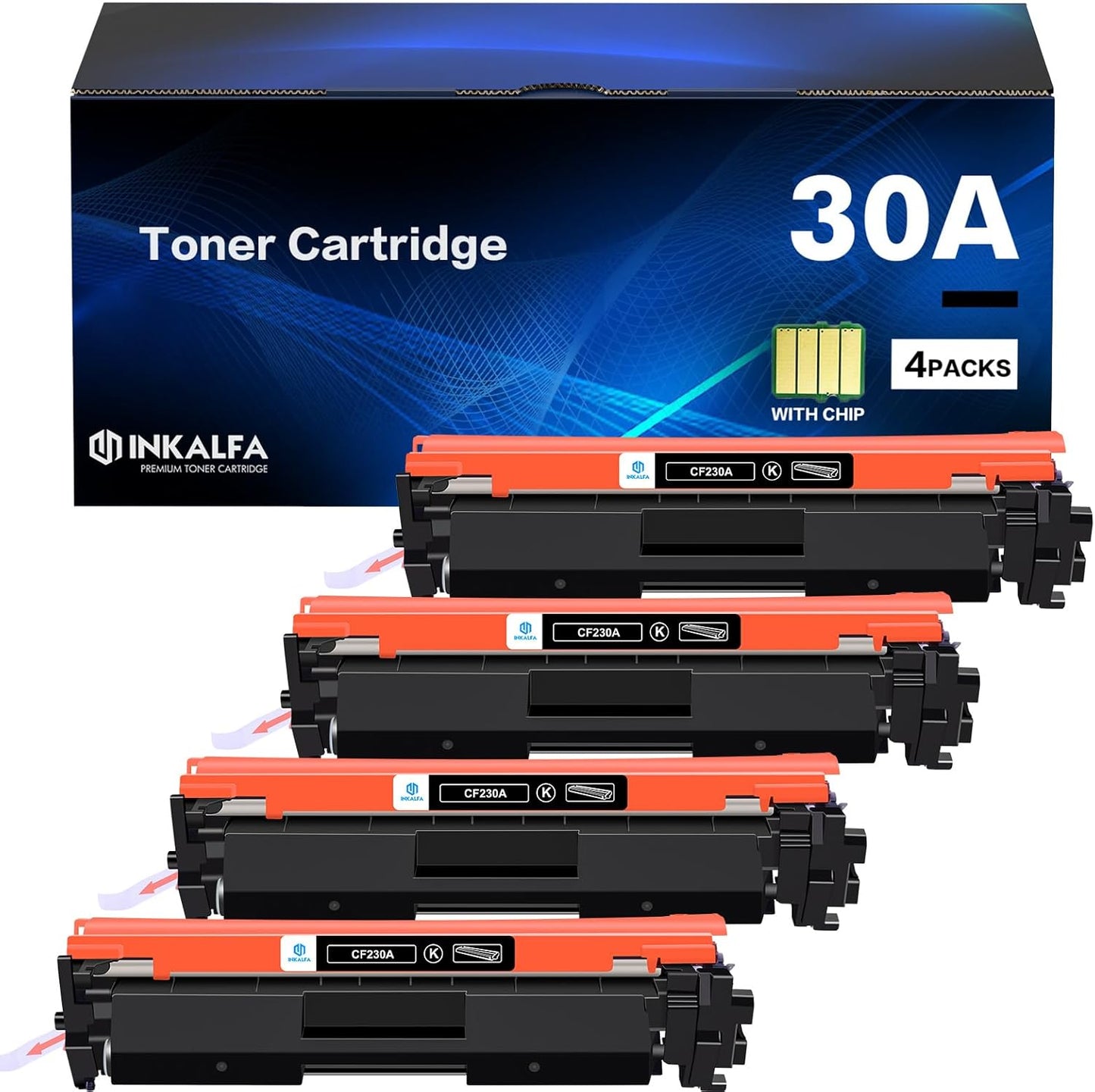 30A Black Toner Cartridge CF230A for HP Laserjet Pro Printers