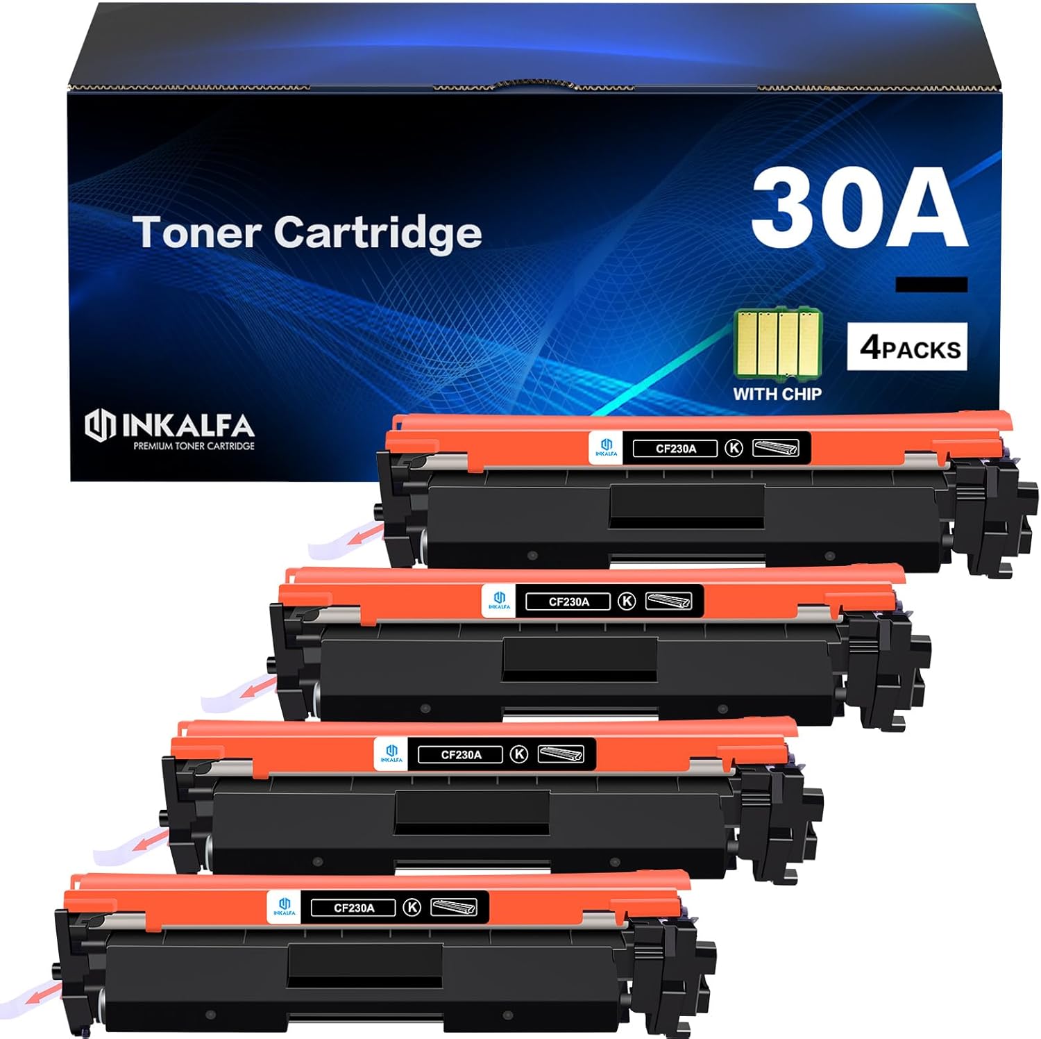 30A Black Toner Cartridge CF230A for HP Laserjet Pro Printers