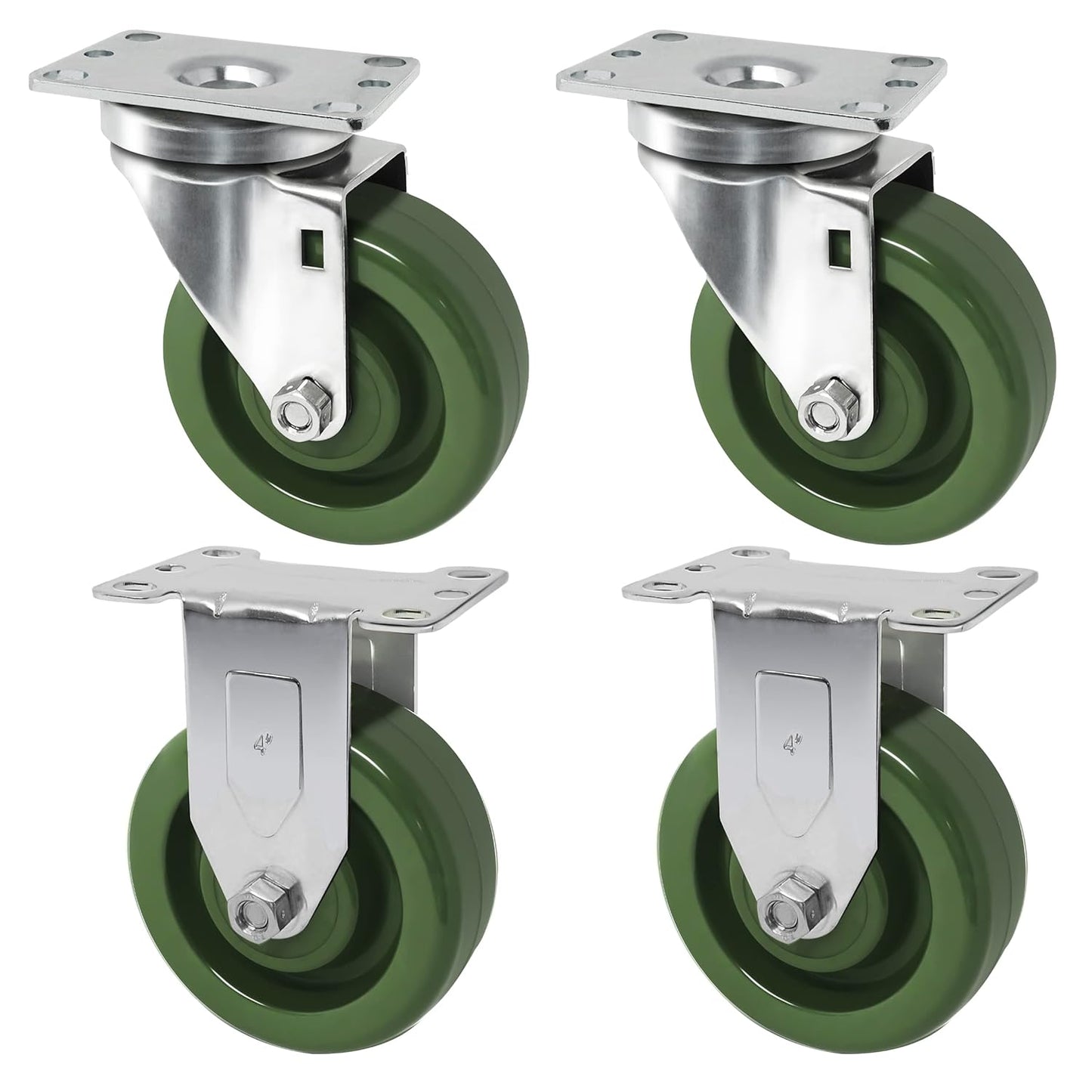 4in Heavy Duty Casters for High Temperature Oven Racks