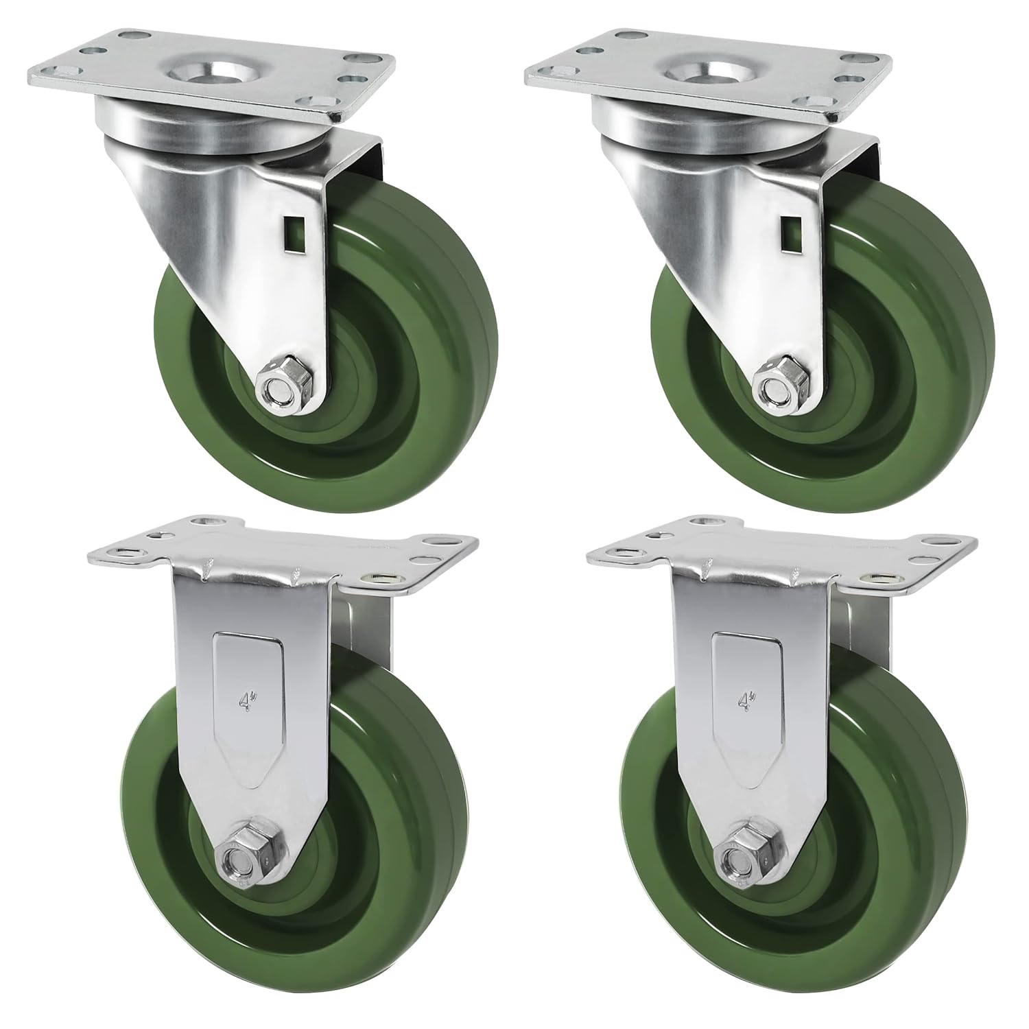 4in Heavy Duty Casters for High Temperature Oven Racks