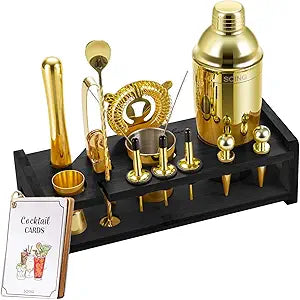 SOING 24-Piece Bartender Kit for Perfect Cocktail Mixing