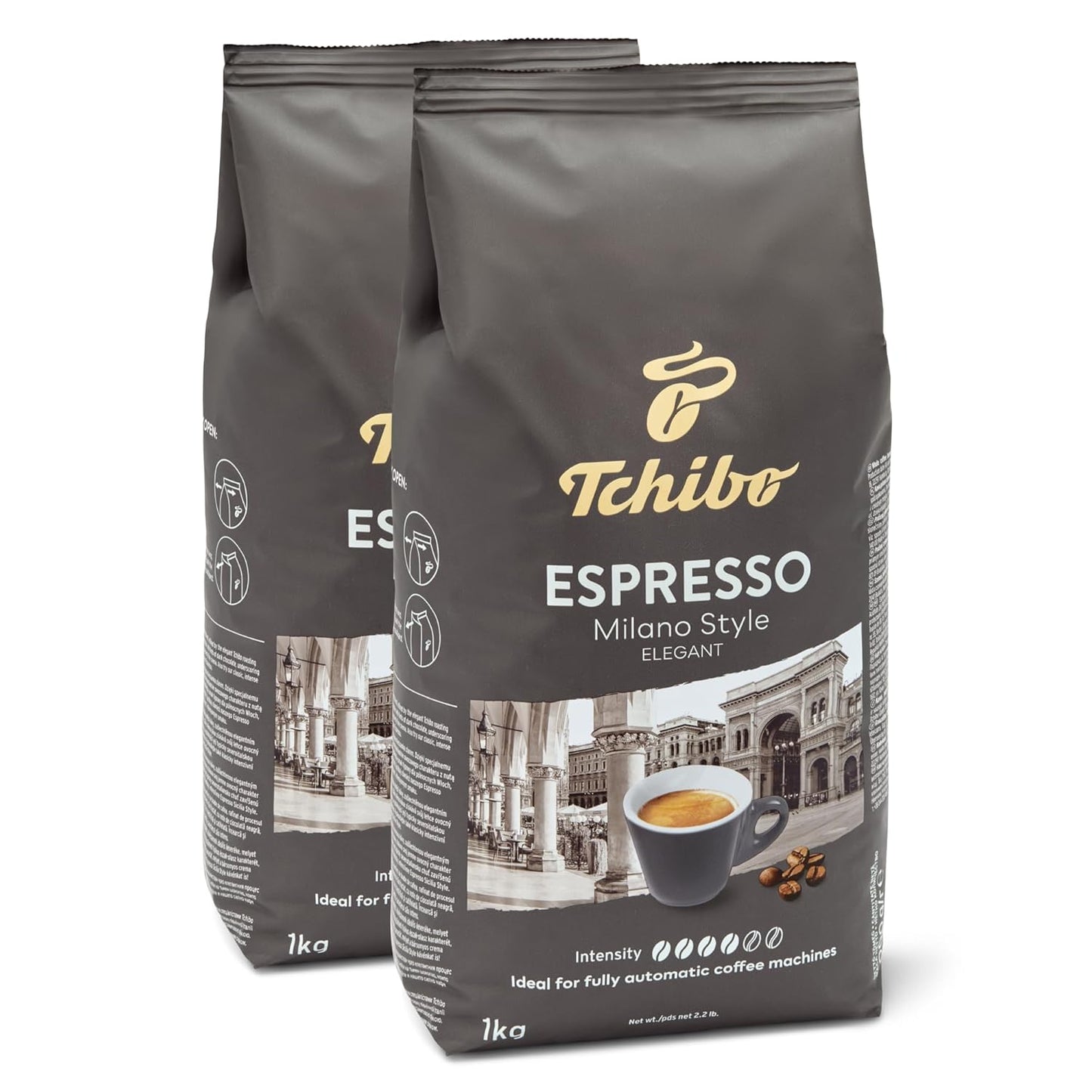 Tchibo Whole Bean Coffee Espresso Milano Style for Coffee Lovers