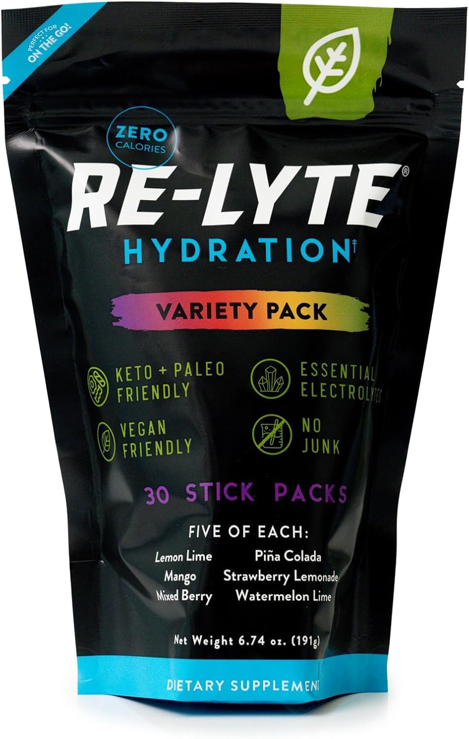 Re-Lyte Hydration Electrolyte Powder Mix Variety Pack Review