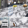 Livelynine 36x197 Wide Grey Contact Paper for Countertops - Extra Wide