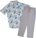 Tommy Bahama Boys Classic Woven Button-Down & Pants Set - Lightweight