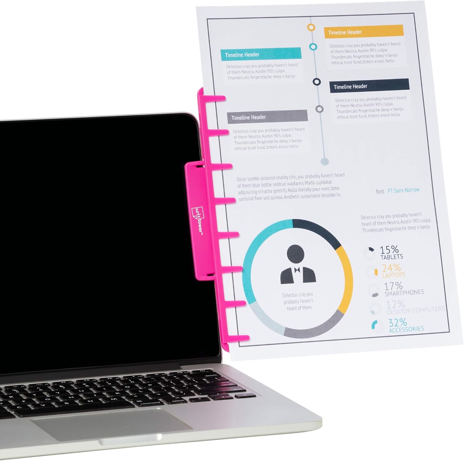 Reduce Strain with Note Tower Monitor Holder