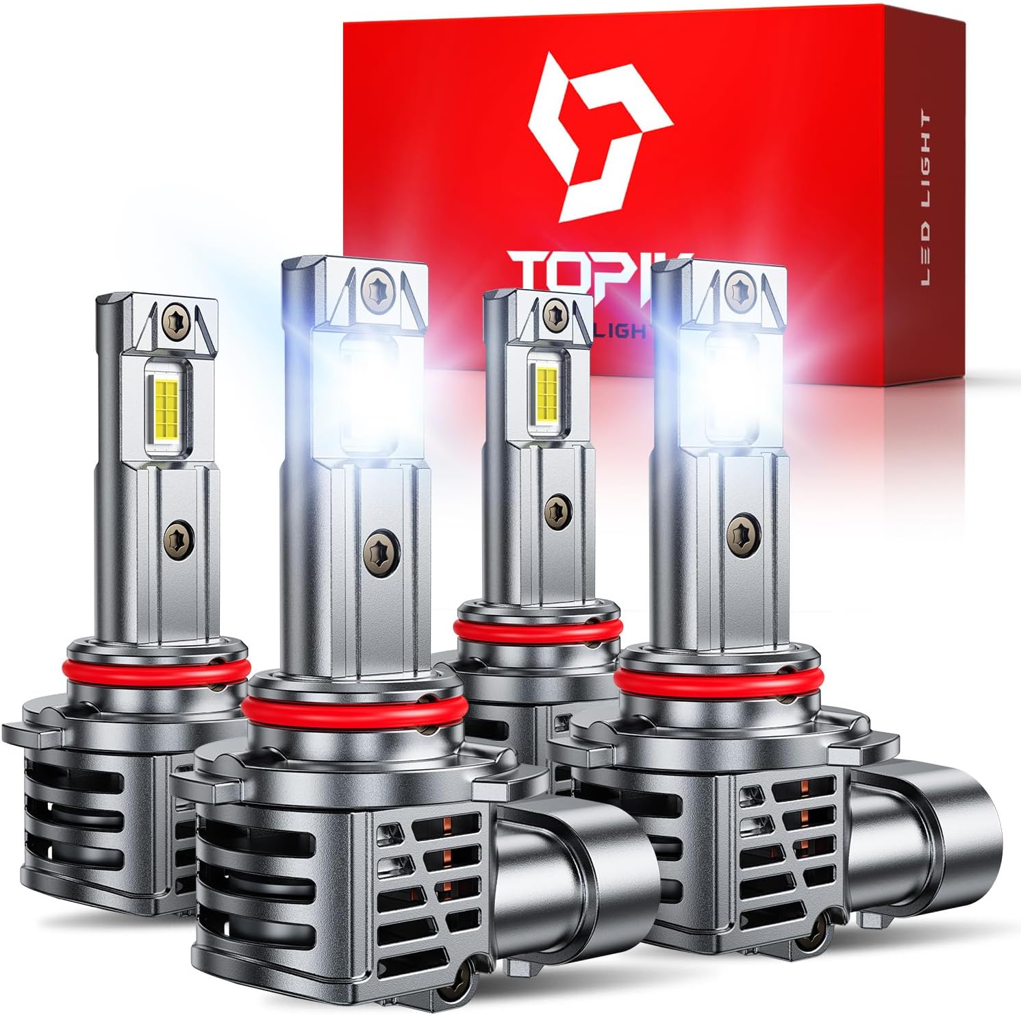 TOPIK 9005 9006 Light Bulbs Combo for Ultimate Visibility