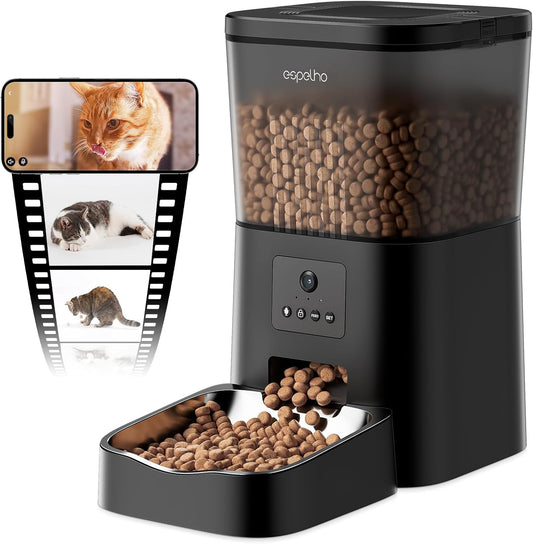 Smart HD Pet Feeder: Two-Way Audio & Timed Dispenser