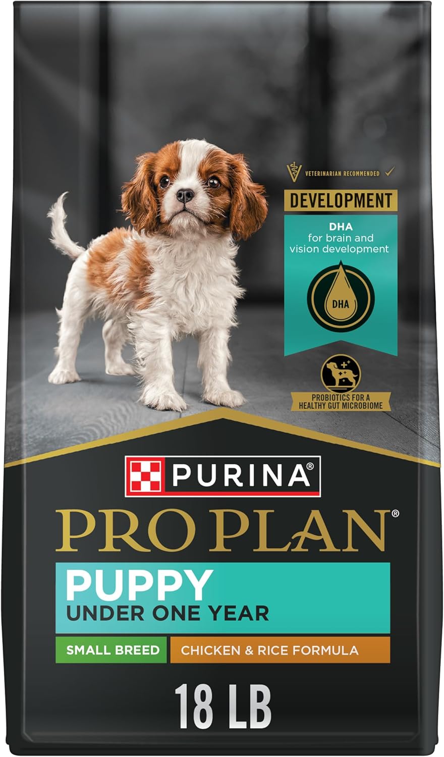 Purina Pro Plan High Protein Small Breed Puppy Food DHA Chicken