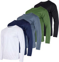 Men's Mesh Long Sleeve Quick Dry T-Shirt 3 & 5 Pack - UPF Sun