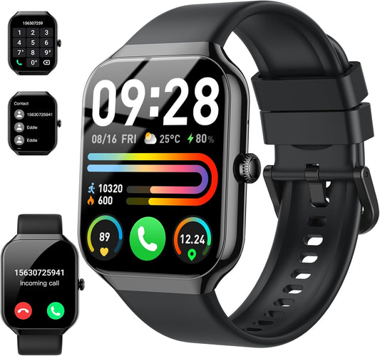 Motast Smartwatch: Answer Calls, 1.96 HD, 110+ Sport Modes!