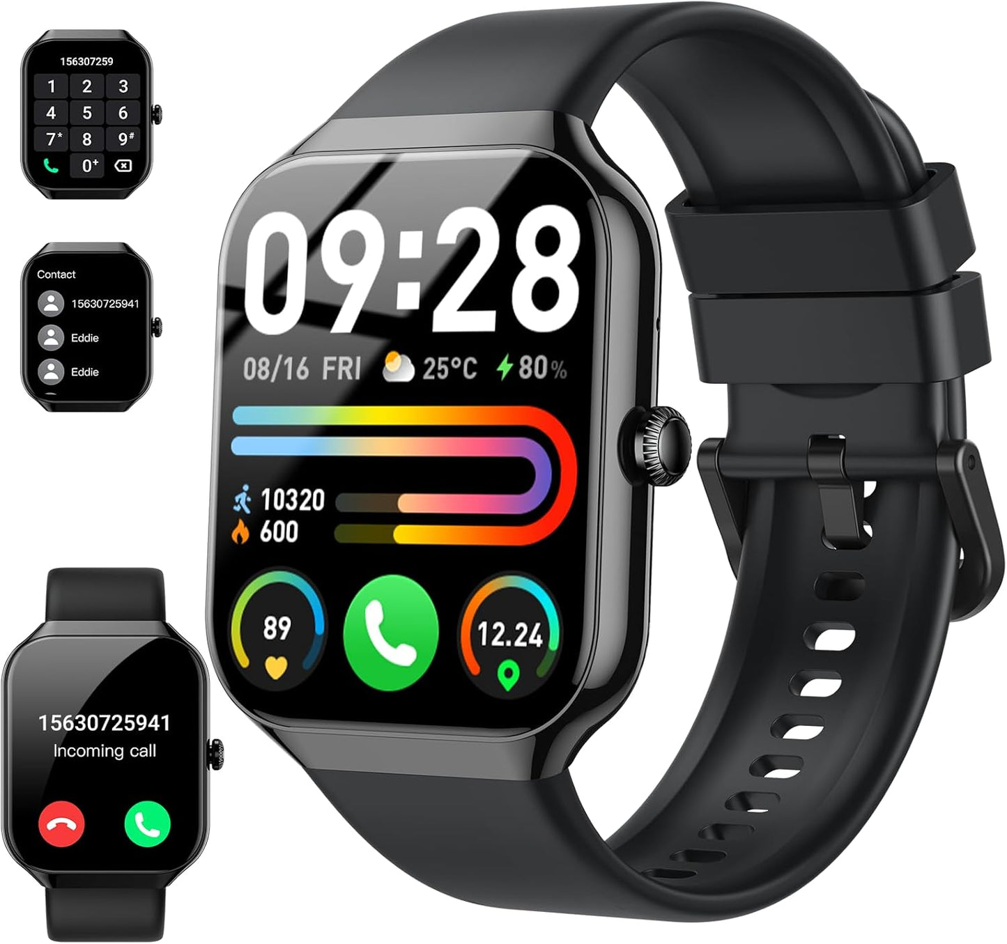 Motast Smartwatch: Answer/Make Calls + 110+ Sport Modes