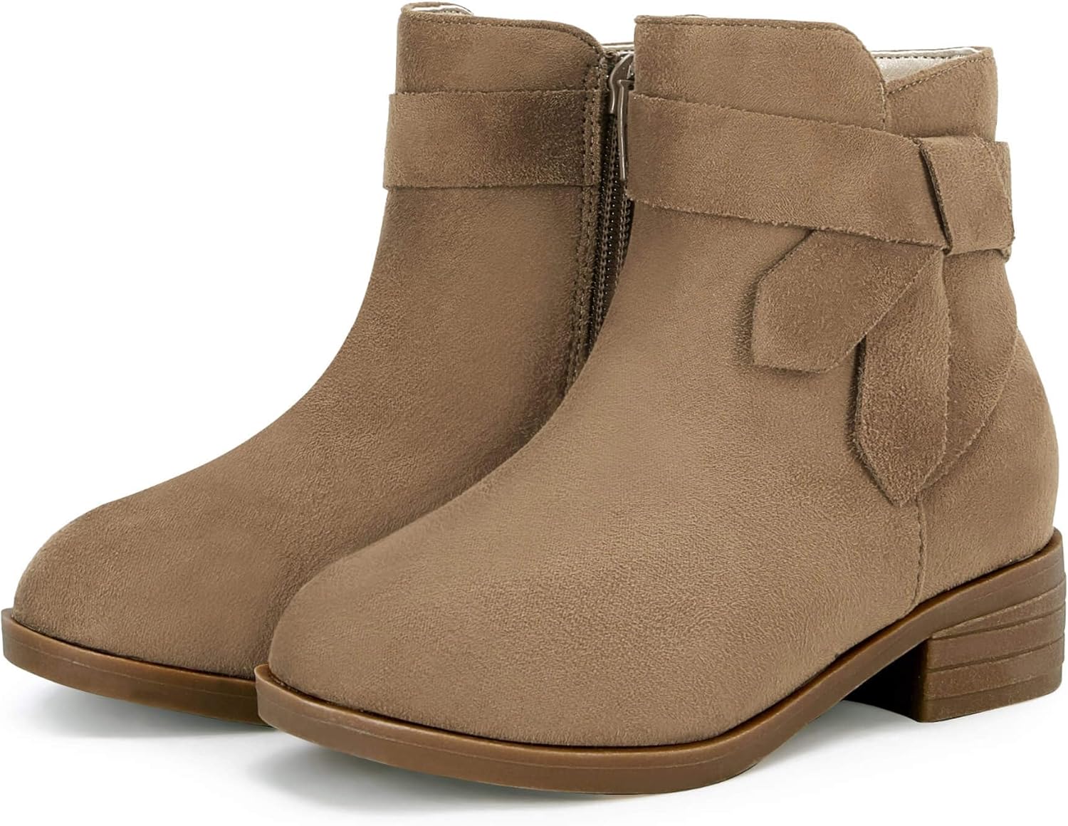 PiePieBuy Kids Girls Tie Knot Ankle Boots for Stylish Comfort