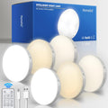 Motion Sensor Closet Night Lights 6 Pack - Remote & Rechargeable