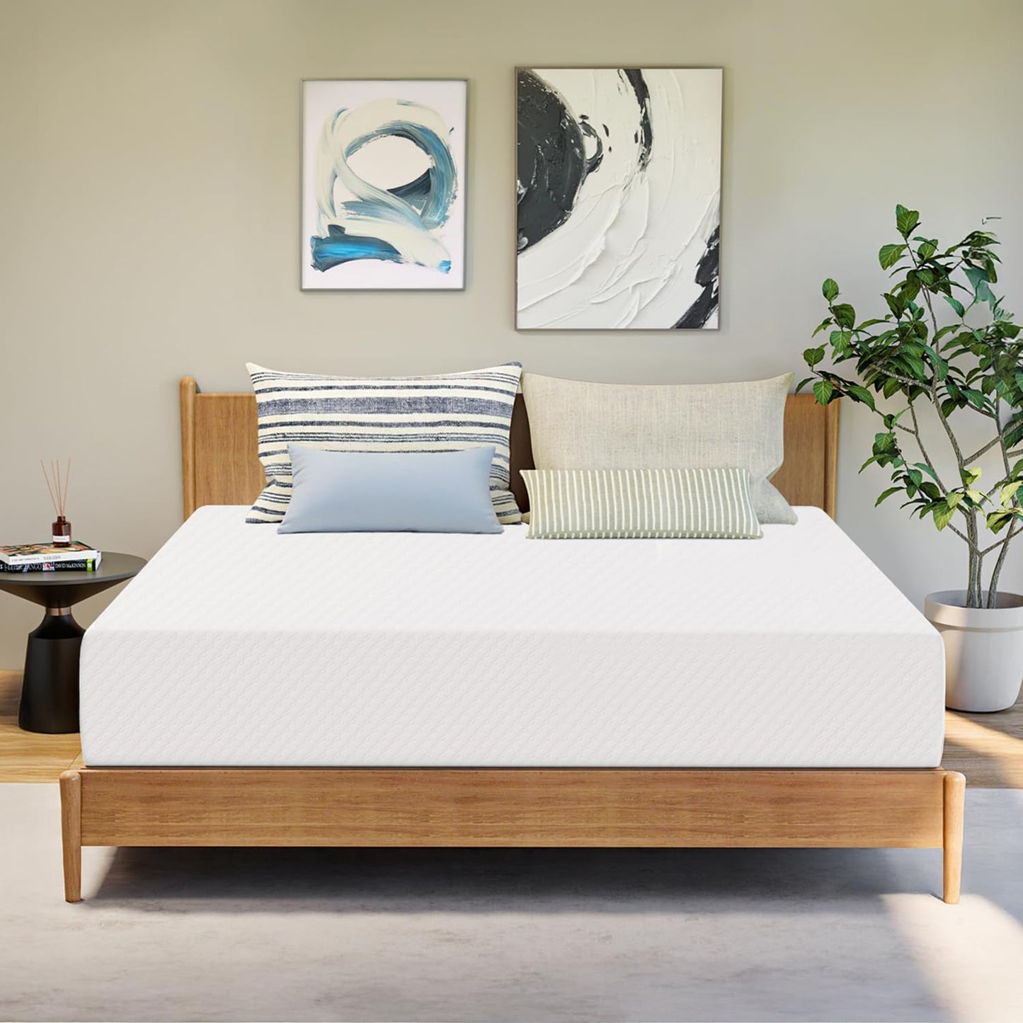 GAESTE 12 Inch King Cooling Gel Memory Foam Mattress for Sleep