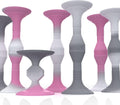 Popdarts PRO Pack Game Set (Pink & Gray) - Portable Suction Cup Darts