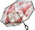 FLildon Oversize Valentine's Day Gnomes Umbrella