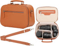 Camera Sling Bag 4L Brown - Compact Waterproof PU Leather Case