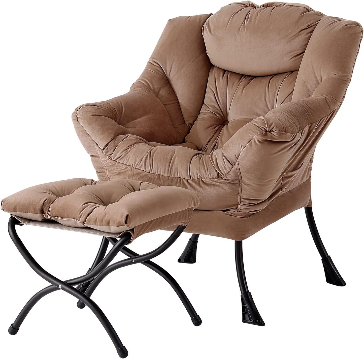 Welnow Lazy Chair with Ottoman for Ultimate Comfort