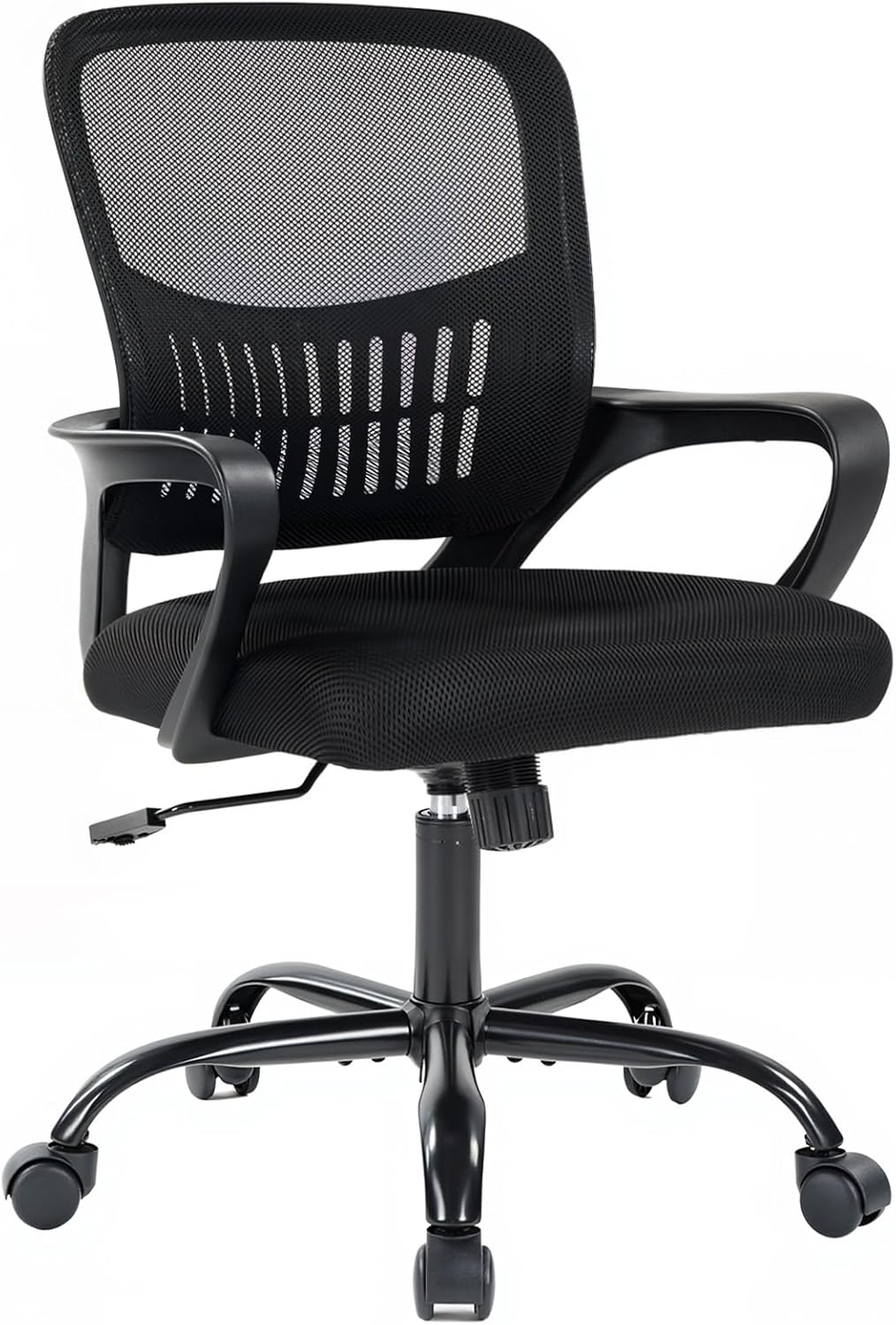 Ergonomic Mid Back Desk Chair with Lumbar Support for Comfort