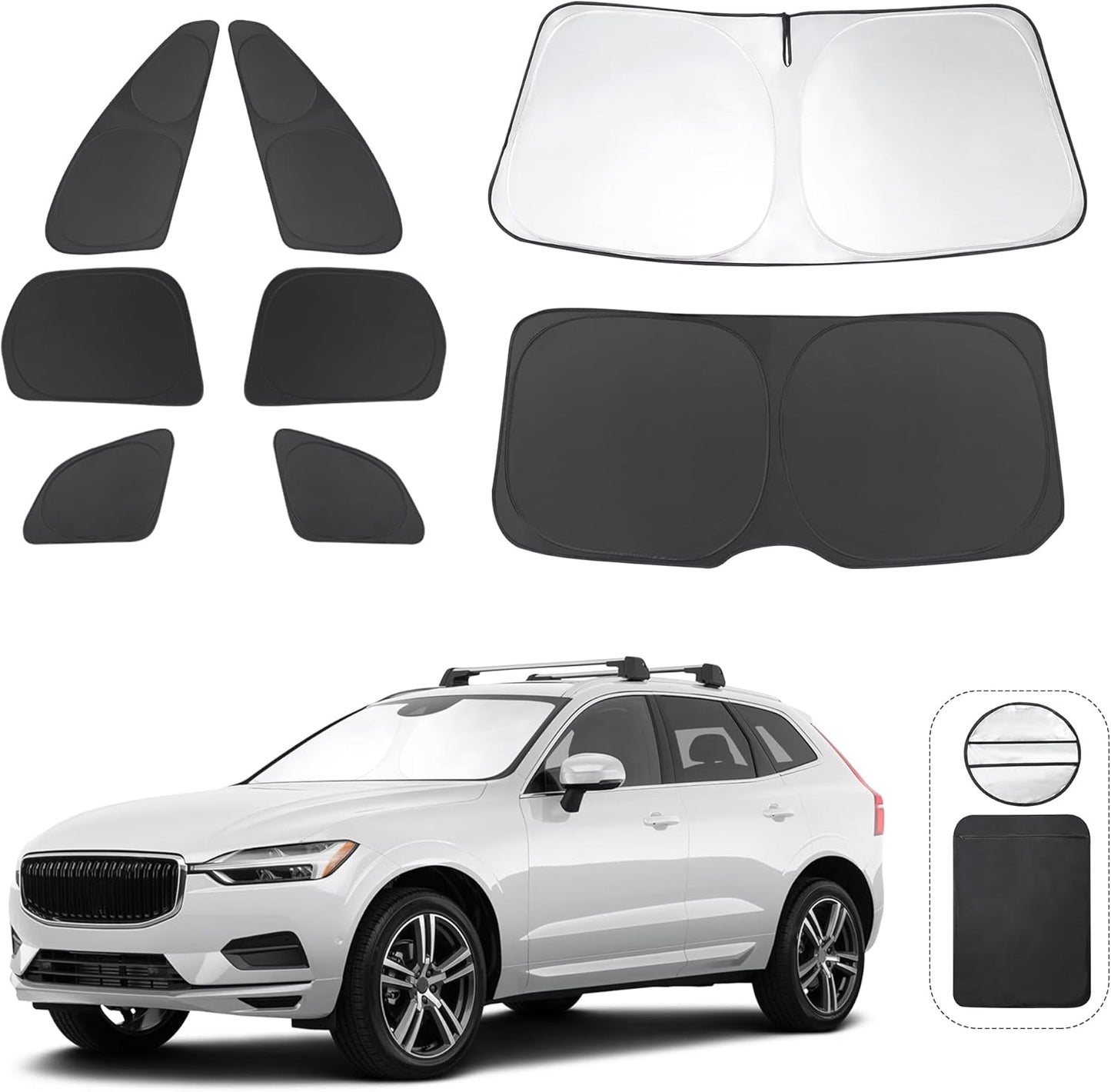 Custom Fit Window Shades for Volvo XC60 2018-2025 Protection